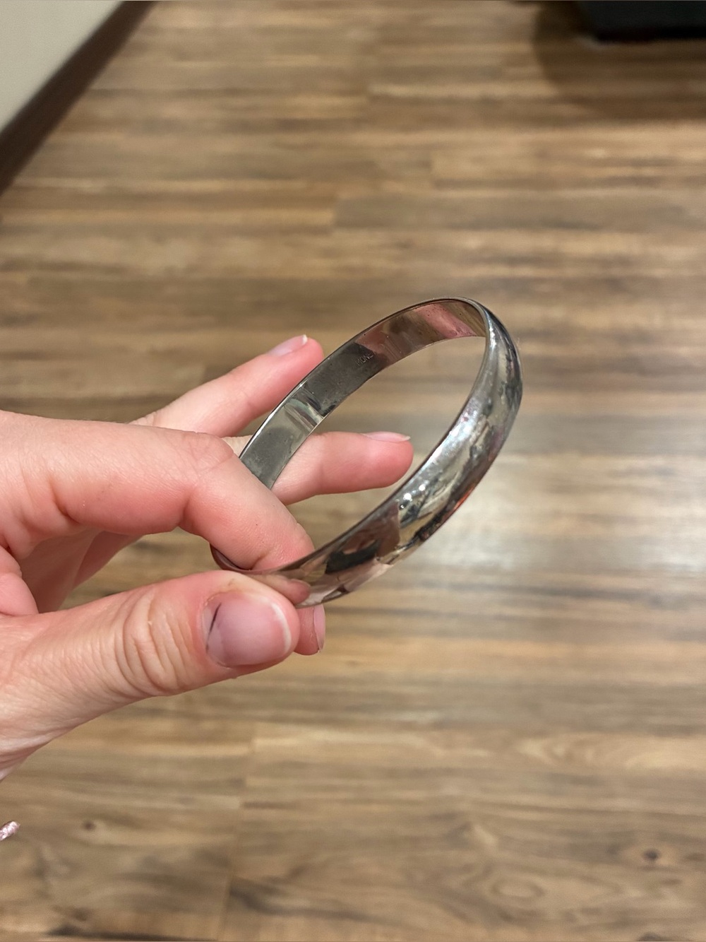 1 Monet silver bangle bracelet